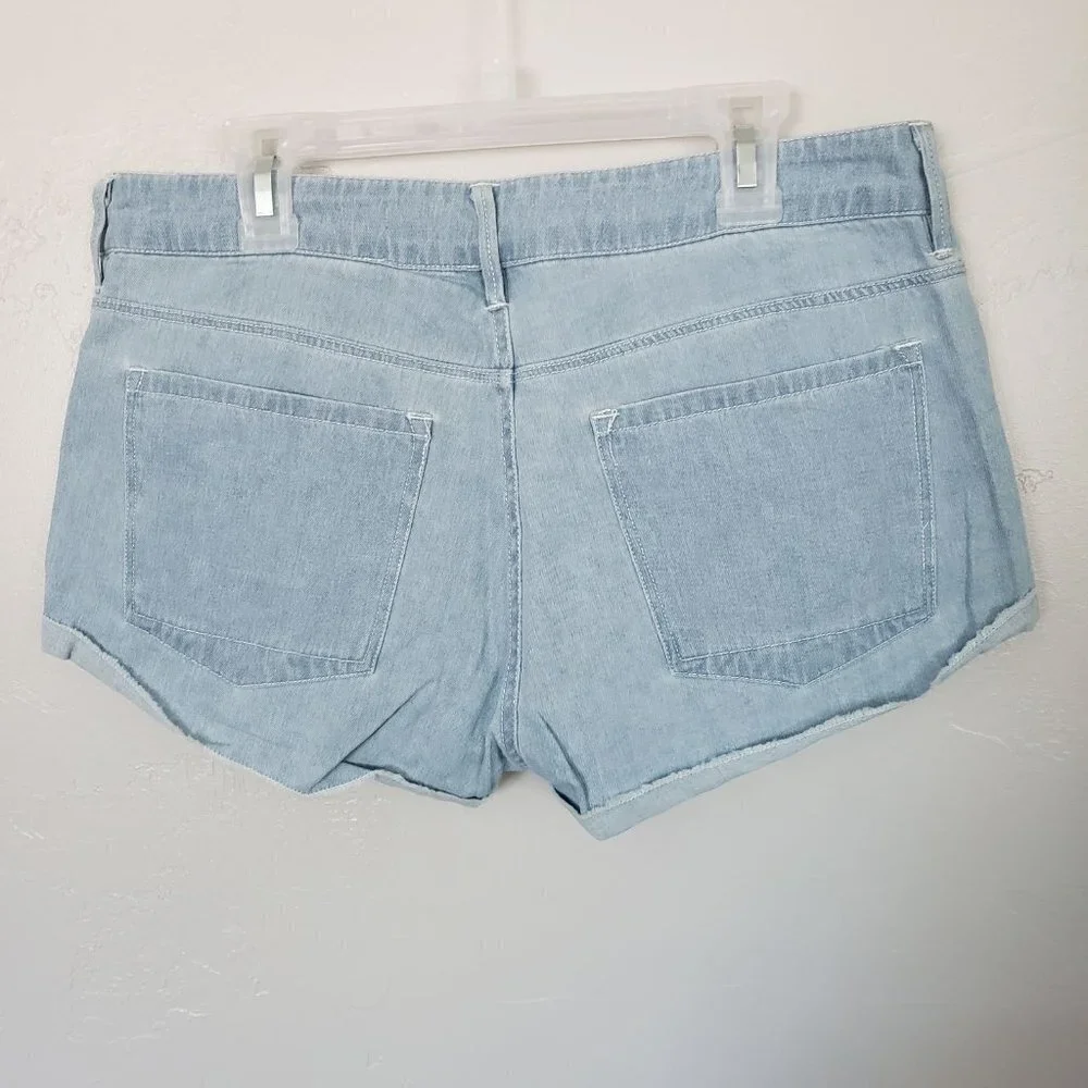NWOT Capulet Light Wash Shorts Gold Beaded Cotton